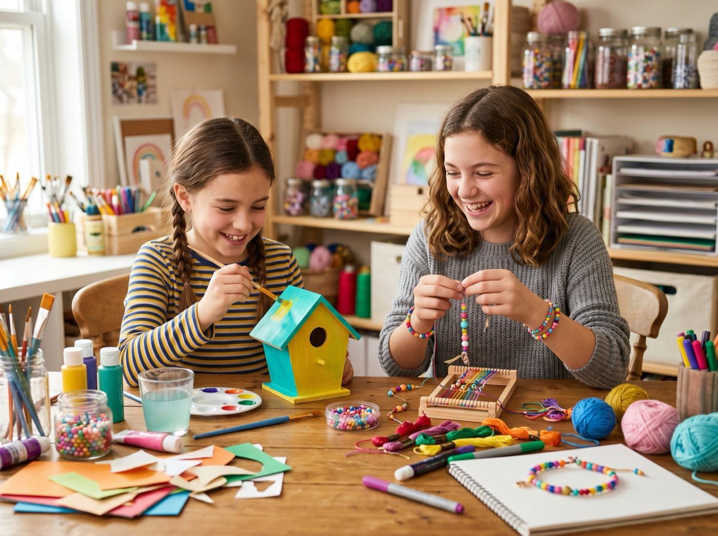 Arts and crafts gifts for a creative girl